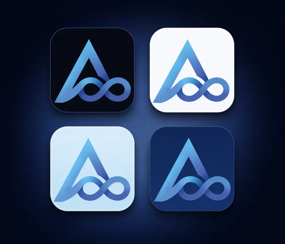 Atchnet App-Icons in vier Farbvarianten